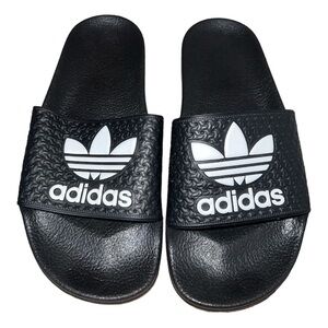 BNWOT Adidas Black Slides
